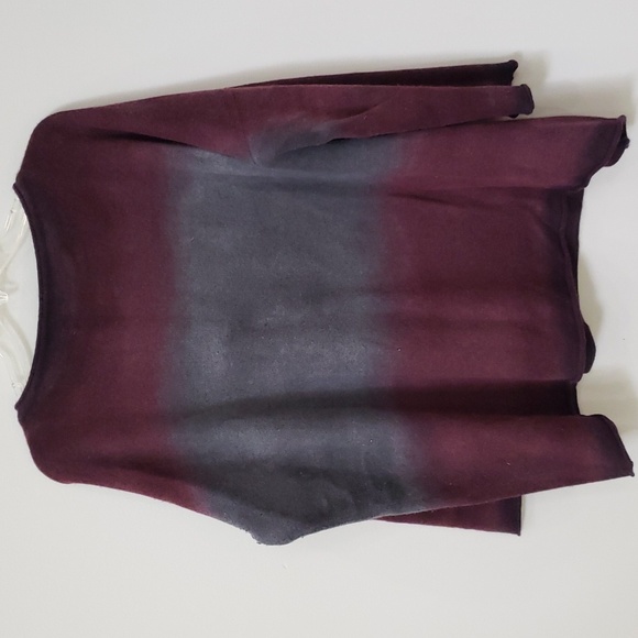 Alonpi Cashmere for Sante Fe Drygoods Lagenlook Ombre Sweater Made in Italy - Picture 4 of 5